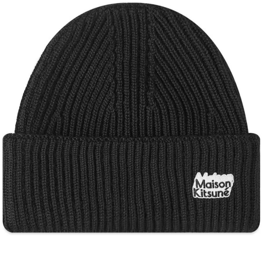 Accessories * | Maison Kitsune X Olympia Le Tan Patch Beanie