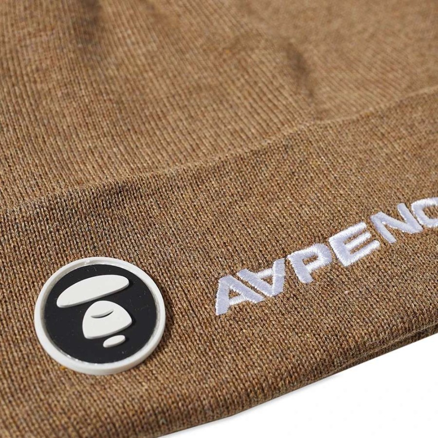 Accessories * | Aape By A Bathing Ape Aape Logo Beanie