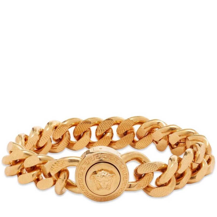 Accessories * | Versace Medusa Head Chain Bracelet