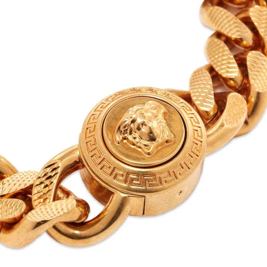 Accessories * | Versace Medusa Head Chain Bracelet