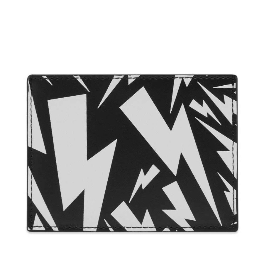 Accessories * | Neil Barrett Chaos Bolt Card Holder