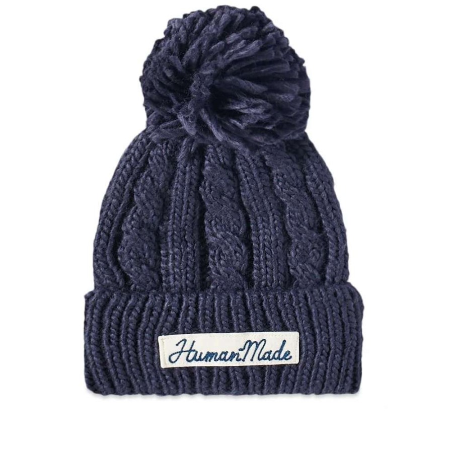 Accessories * | Human Made Cable Pop Beanie