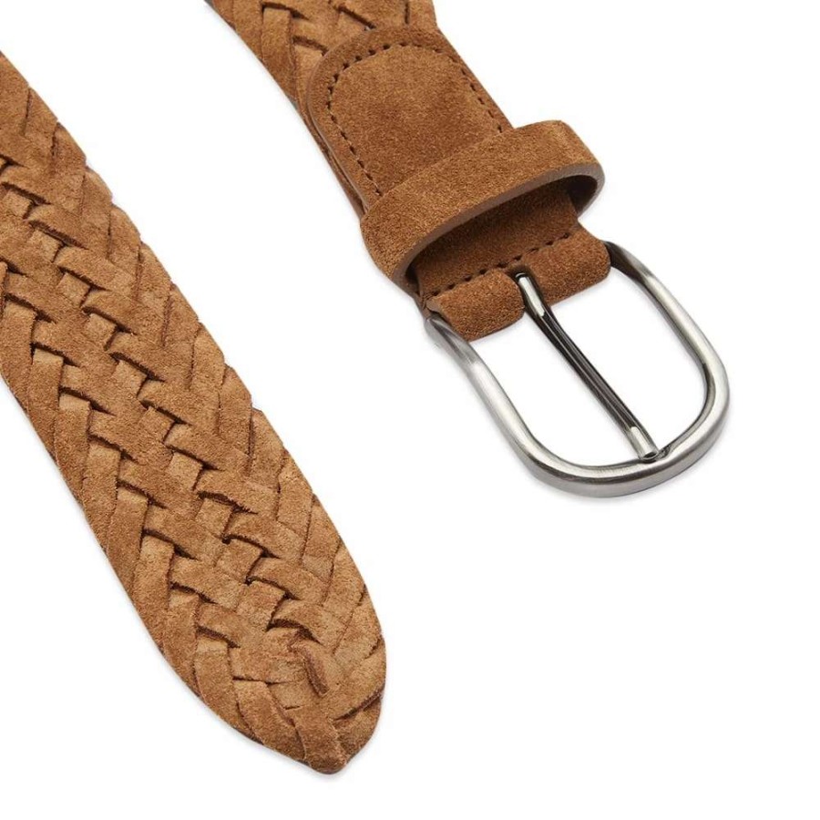 Accessories * | Andersons Anderson'S Suede Woven Belt