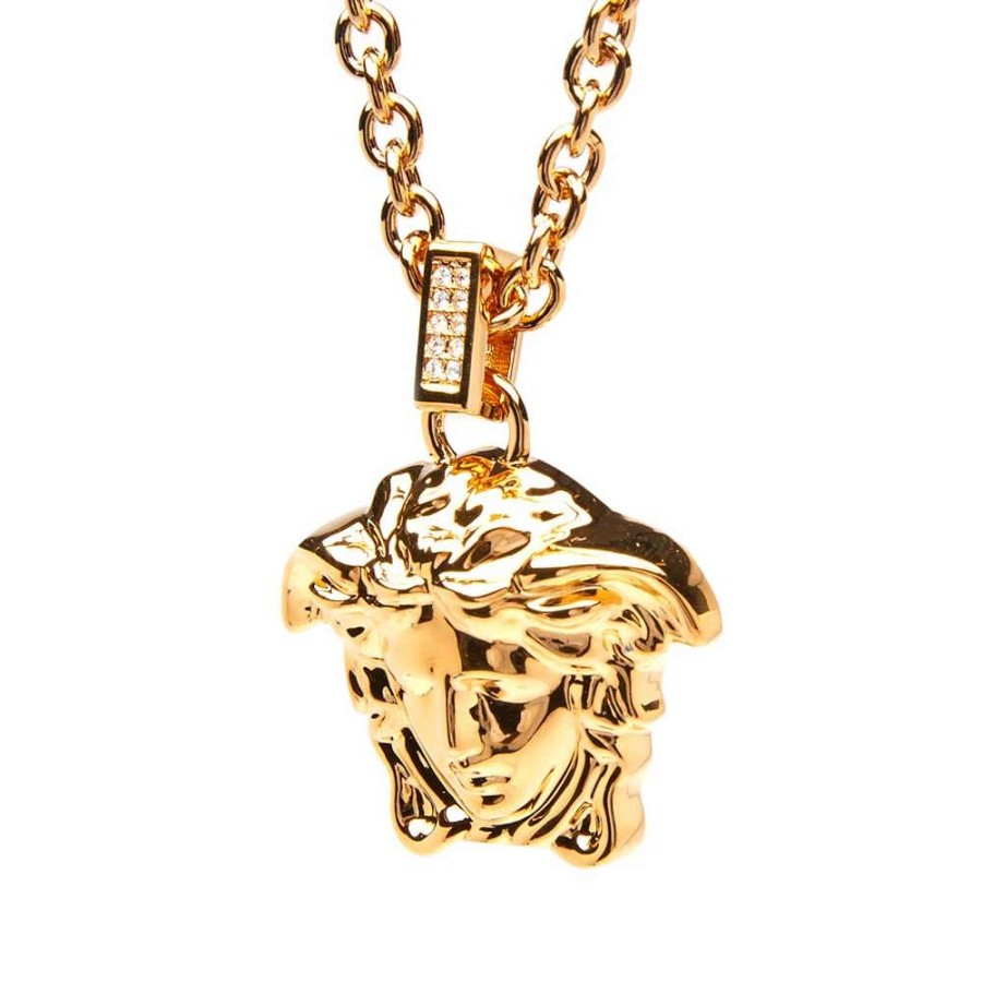 Accessories * | Versace Large Medusa Head Necklace