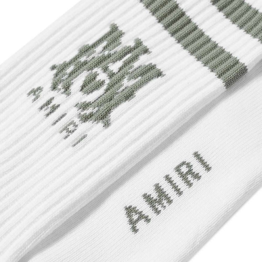 Accessories * | Amiri Ma Striped Sock