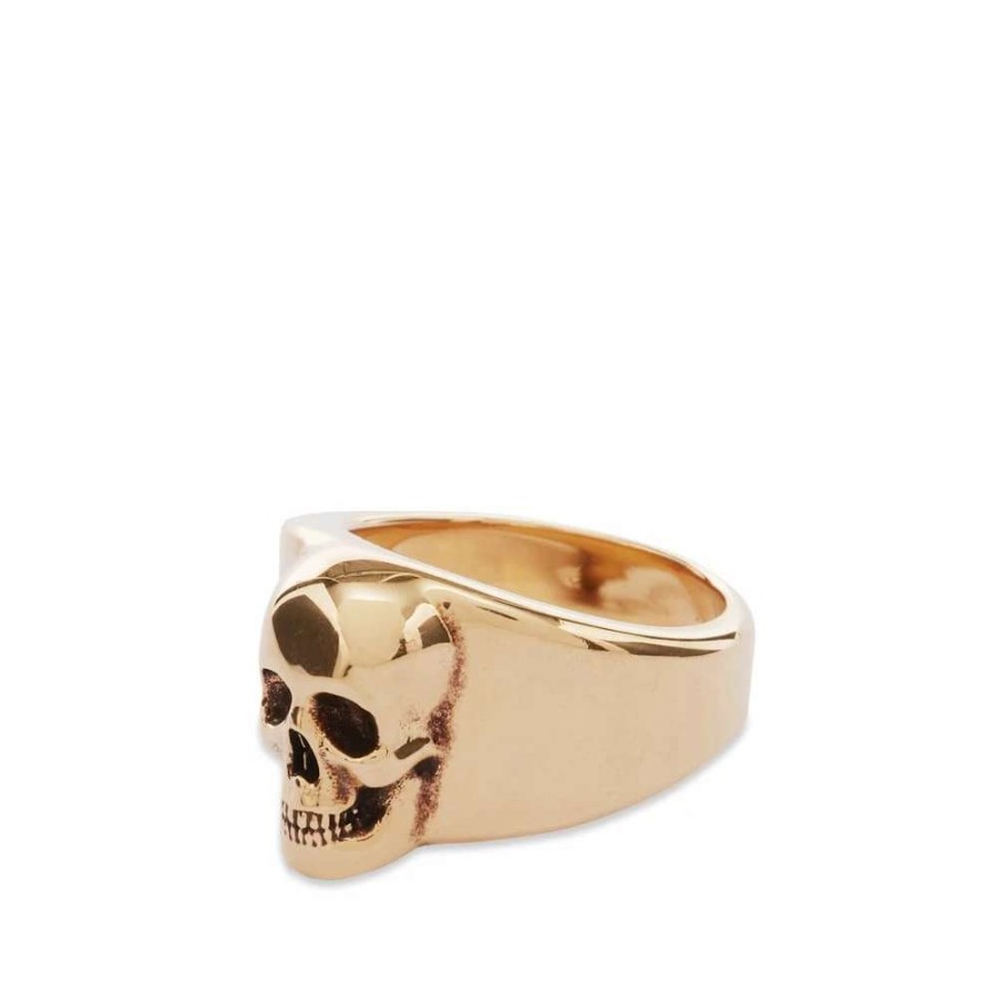 Accessories * | Alexander Mcqueen Skull Signet Ring