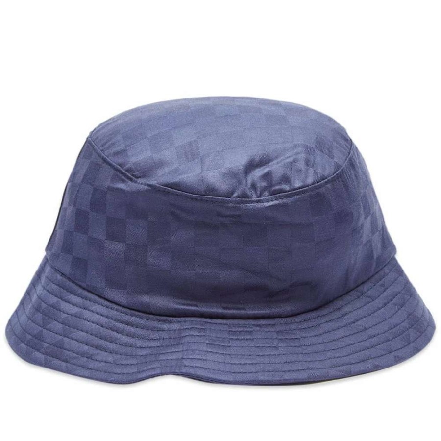 Accessories * | Lite Year Tonal Check Japanese Dobby Bucket Hat