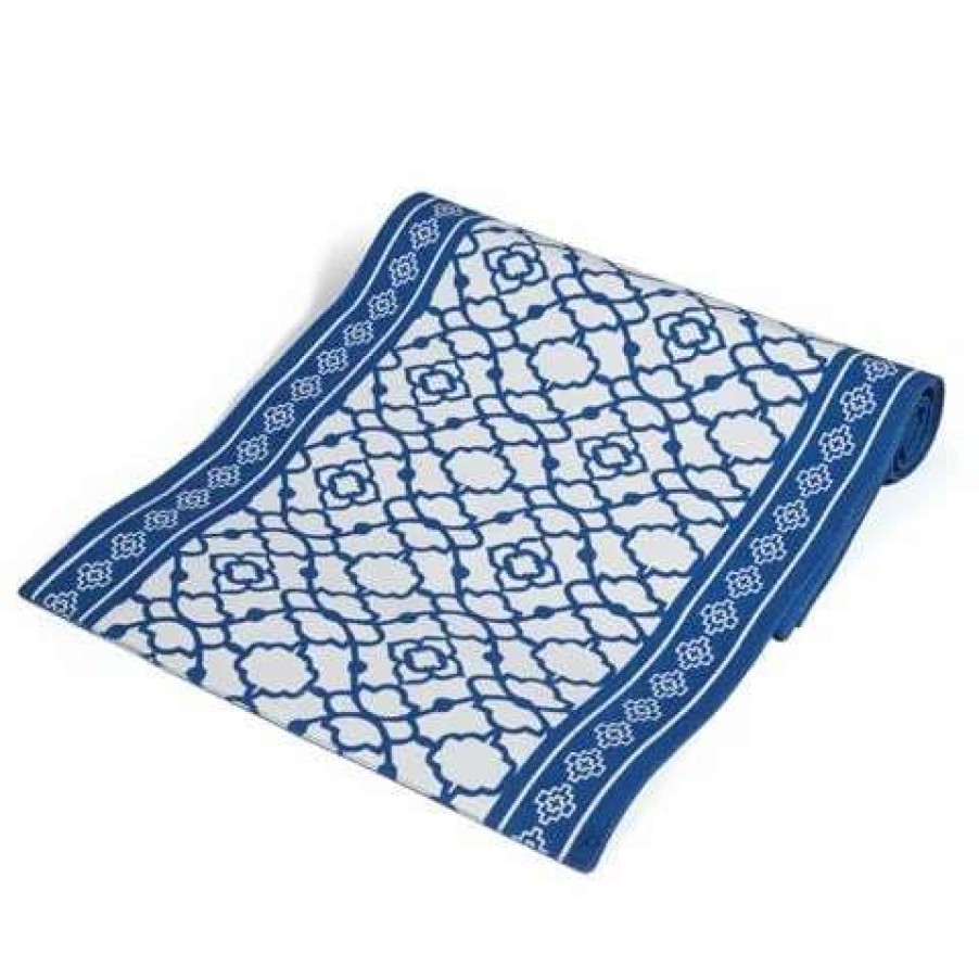 Table Accessories * | Rans Vintage Table Runner Indigo 33X150Cm