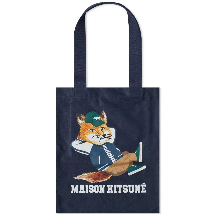 Accessories * | Maison Kitsune Dressed Fox Vertical Tote