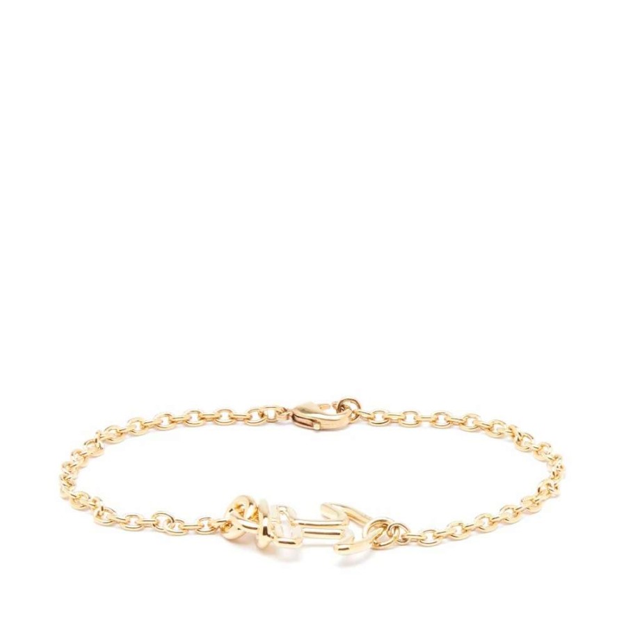 Accessories * | A.P.C. A.P.C Anchor Bracelet