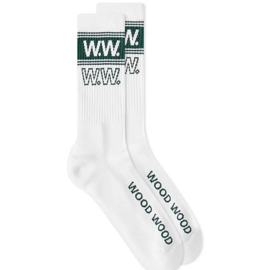 Accessories * | Wood Wood Colton Logo Sport Socks