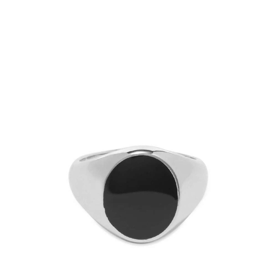 Accessories * | Other 925 Black Signet Ring