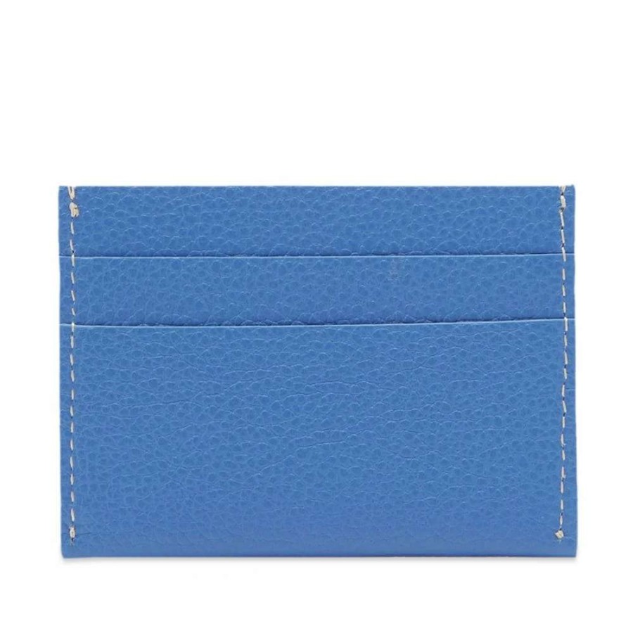 Accessories * | Sporty & Rich Grained Leather Card Holder