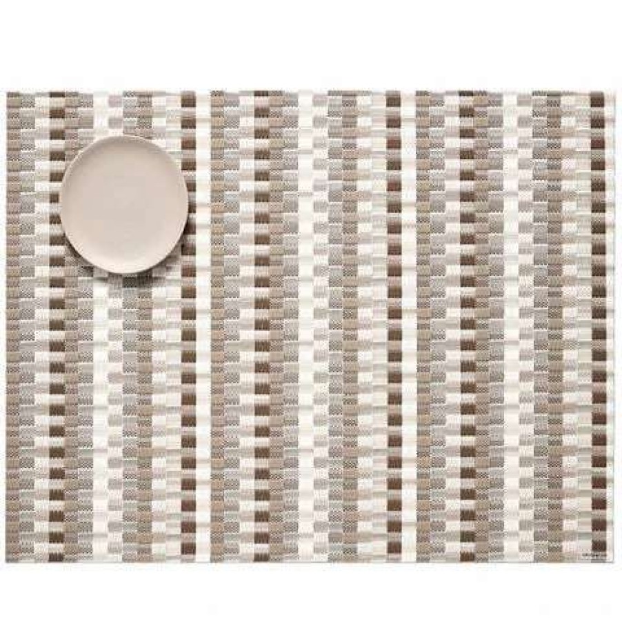 Table Accessories * | Chilewich Heddle Placemat Pebble 36X48Cm