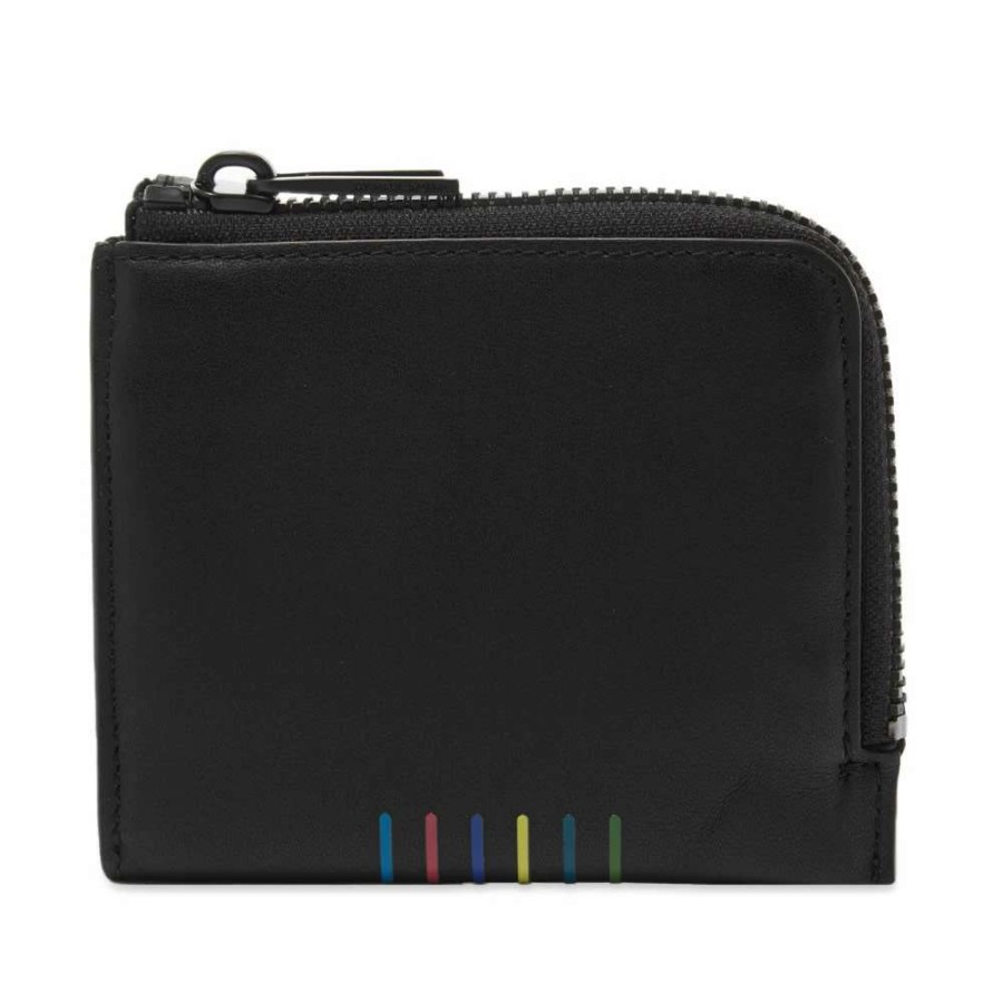 Accessories * | Paul Smith Zip Stripe Wallet