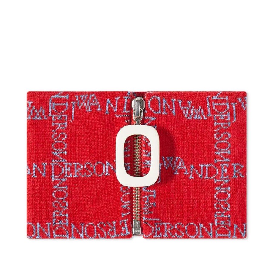 Accessories * | Jw Anderson Grid Logo Neckband