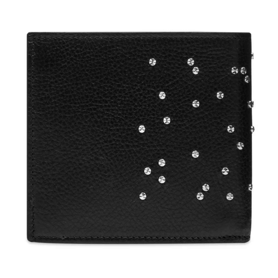 Accessories * | Alexander Mcqueen Studded Skull Billfold Wallet