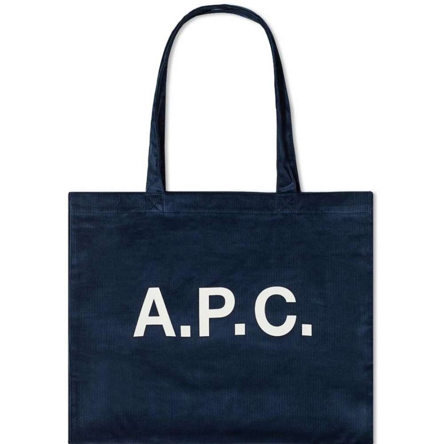 Accessories * | A.P.C. Diane Corduroy Shopping Bag