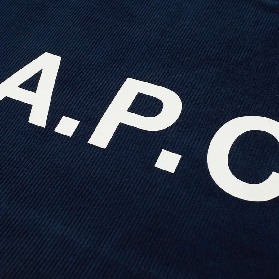 Accessories * | A.P.C. Diane Corduroy Shopping Bag