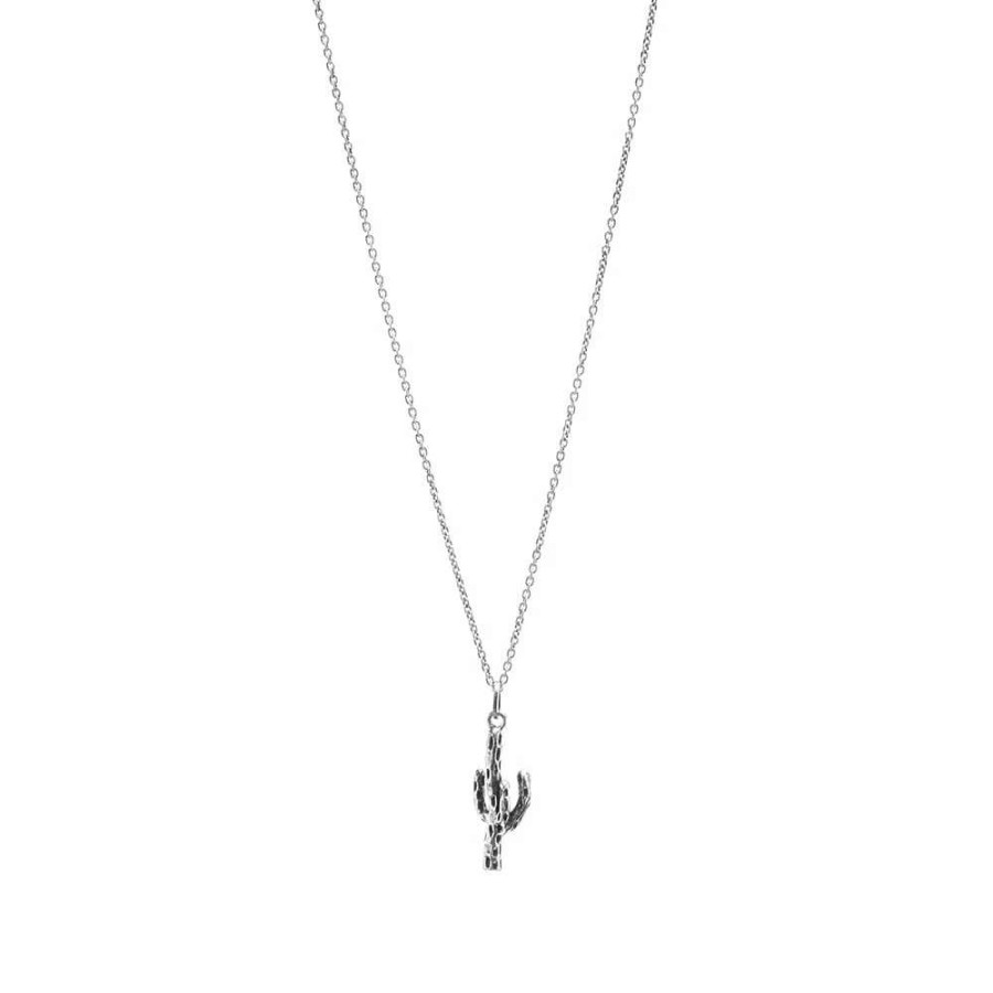 Accessories * | Saint Laurent Cactus Pendant Necklace