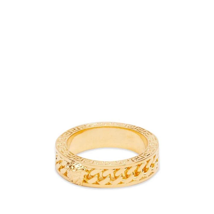 Accessories * | Versace Greek Band Ring