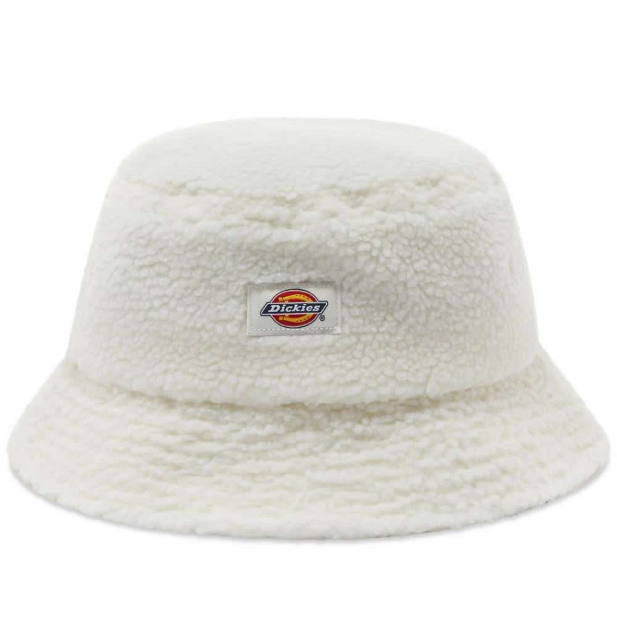 Accessories * | Dickies Red Chute Sherpa Fleece Bucket Hat