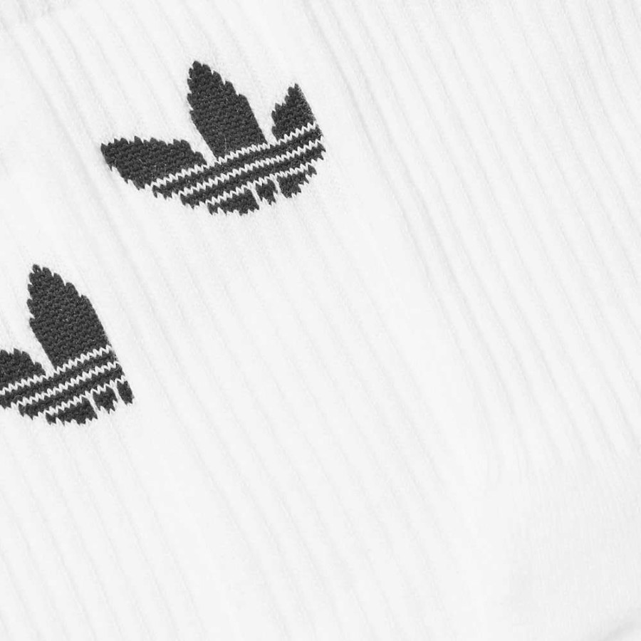 Accessories * | Adidas Trefoil Crew Sock 3 Pack