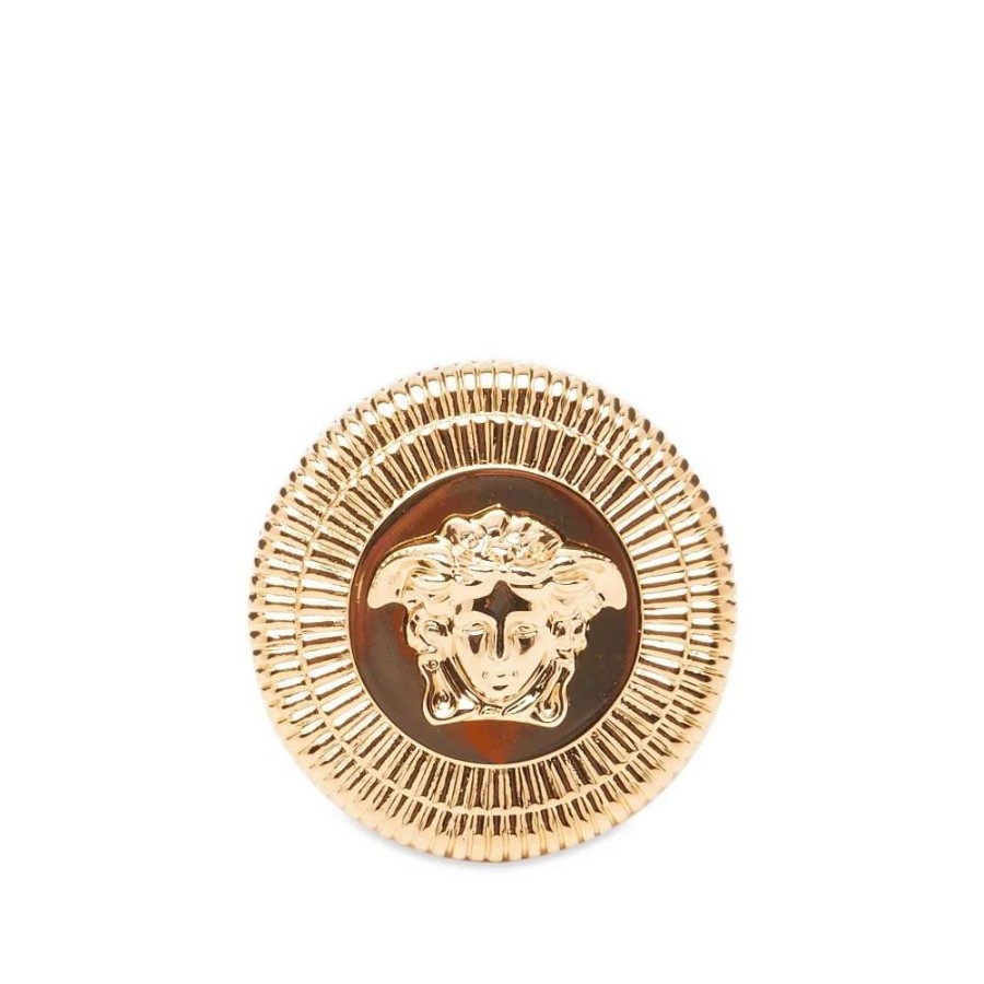 Accessories * | Versace Medusa Head Signet Ring