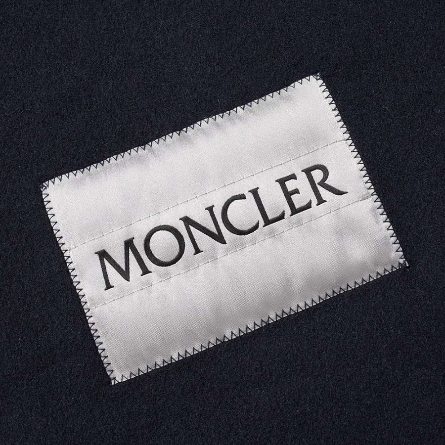 Accessories * | Moncler Label Logo Scarf