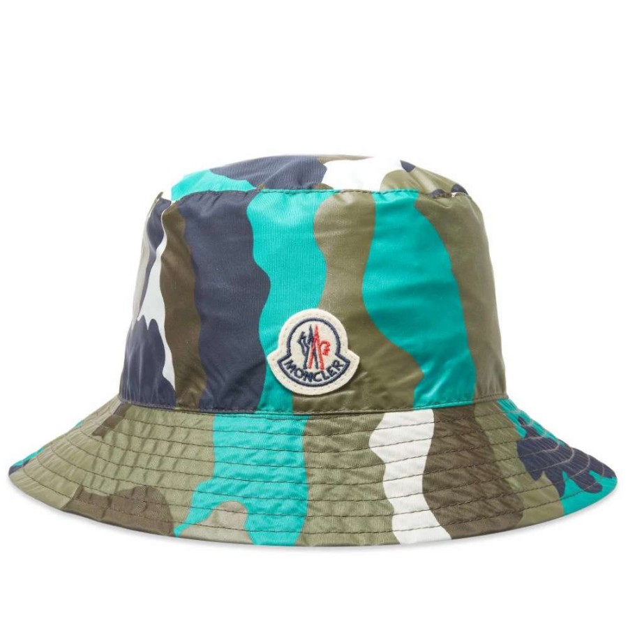 Accessories * | Moncler Camo Bucket Hat