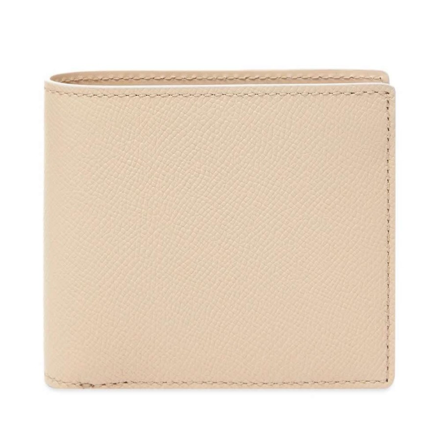 Accessories * | Maison Margiela Grained Leather Bi-Fold Wallet