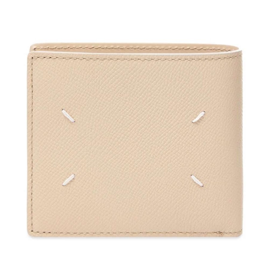 Accessories * | Maison Margiela Grained Leather Bi-Fold Wallet