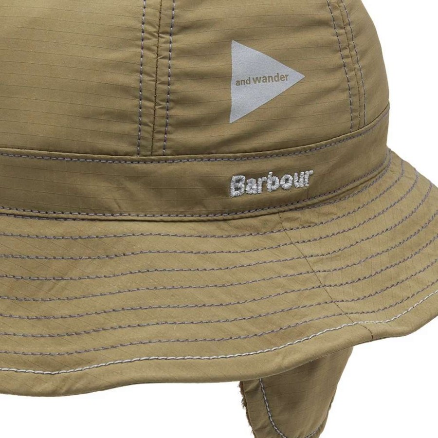 Accessories * | Barbour X And Wander Bucket Hat