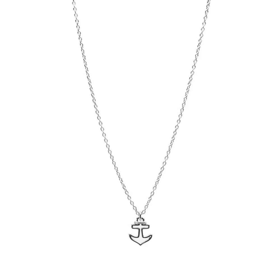 Accessories * | A.P.C. A.P.C Anchor Necklace