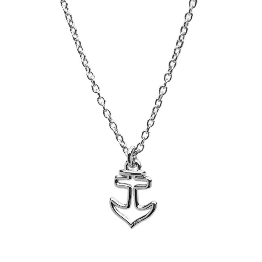 Accessories * | A.P.C. A.P.C Anchor Necklace