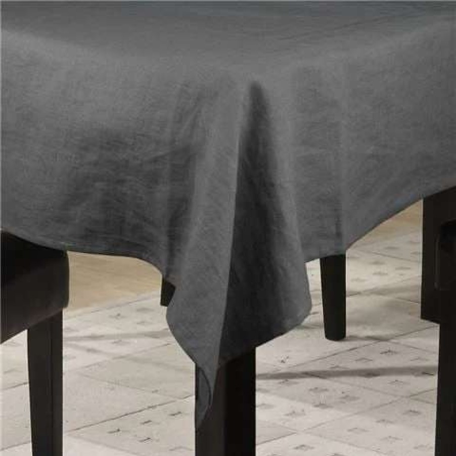 Table Accessories * | Charvet Editions Initiale Tablecloth Ardoise 280X175Cm